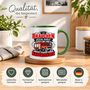 Herzbotschaft Tasse Feuerwehr Rauchzeichen lustiger Spruch Feuerwehrmann Geschenk Feuerwehr Geschenkidee für Kollegen Geburtstag Weihnachten 330 ml