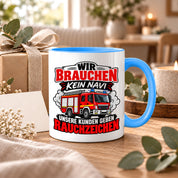 Herzbotschaft Tasse Feuerwehr Rauchzeichen lustiger Spruch Feuerwehrmann Geschenk Feuerwehr Geschenkidee für Kollegen Geburtstag Weihnachten 330 ml