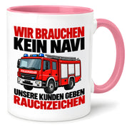 Feuerwehr Tasse lustiger Spruch 330 ml Geschenk Feuerwehrmann Feuerwehrfrau Geburtstag Weihnachten Rauchzeichen
