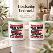 Feuerwehr Tasse lustiger Spruch 330 ml Geschenk Feuerwehrmann Feuerwehrfrau Geburtstag Weihnachten Rauchzeichen