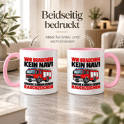 Feuerwehr Tasse lustiger Spruch 330 ml Geschenk Feuerwehrmann Feuerwehrfrau Geburtstag Weihnachten Rauchzeichen