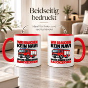 Feuerwehr Tasse lustiger Spruch 330 ml Geschenk Feuerwehrmann Feuerwehrfrau Geburtstag Weihnachten Rauchzeichen
