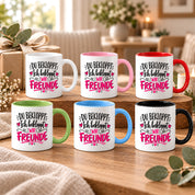 Tasse beste Freunde bekloppt lustiger Spruch Freundschaft Geschenk für Freundin Freund Geburtstag Weihnachten 330 ml