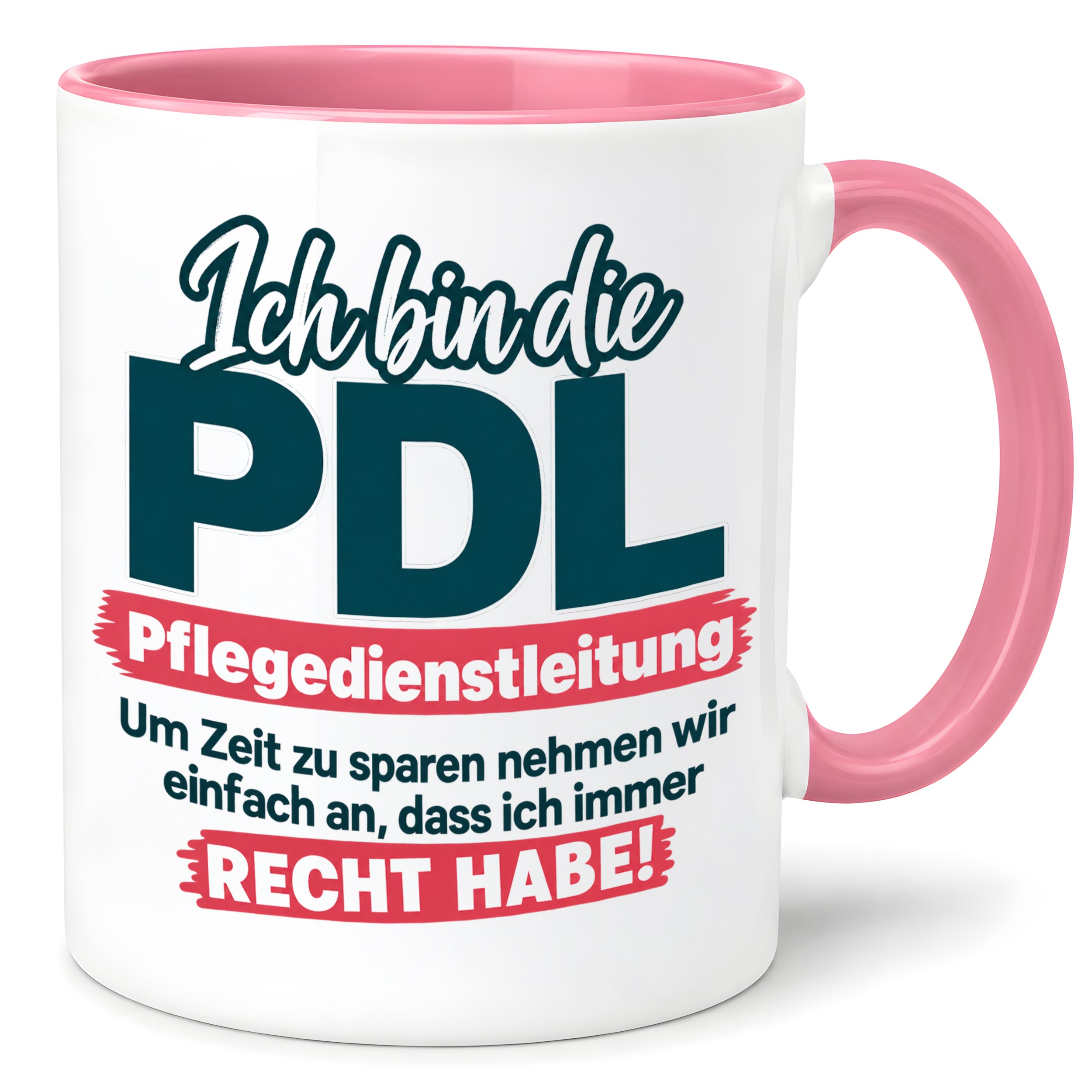 PDL Tasse Pflegedienstleitung Geschenk 330 ml Lustiger Spruch Keramiktasse Pflege Leitung Geburtstag Weihnachten Kollegin