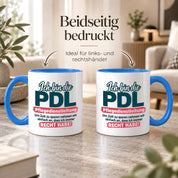 PDL Tasse Pflegedienstleitung Geschenk 330 ml Lustiger Spruch Keramiktasse Pflege Leitung Geburtstag Weihnachten Kollegin