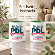 PDL Tasse Pflegedienstleitung Geschenk 330 ml Lustiger Spruch Keramiktasse Pflege Leitung Geburtstag Weihnachten Kollegin