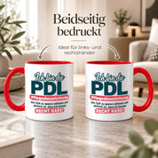 PDL Tasse Pflegedienstleitung Geschenk 330 ml Lustiger Spruch Keramiktasse Pflege Leitung Geburtstag Weihnachten Kollegin