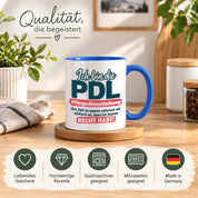 PDL Tasse Pflegedienstleitung Geschenk 330 ml Lustiger Spruch Keramiktasse Pflege Leitung Geburtstag Weihnachten Kollegin