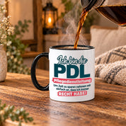 PDL Tasse Pflegedienstleitung Geschenk 330 ml Lustiger Spruch Keramiktasse Pflege Leitung Geburtstag Weihnachten Kollegin