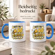 Tasse 50 Geburtstag Flottes Bienchen lustiges Geschenk für Frauen Biene Kaffeetasse Geburtstag Mama Freundin Schwester 330 ml