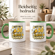 Tasse 50 Geburtstag Flottes Bienchen lustiges Geschenk für Frauen Biene Kaffeetasse Geburtstag Mama Freundin Schwester 330 ml