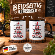 Glühweinwichtel Tasse lustiger Weihnachts Spruch 330 ml Keramiktasse Wichtel Geschenk Weihnachten Advent Glühwein Humor