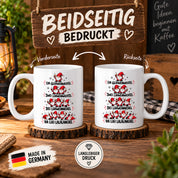 Glühweinwichtel Tasse lustiger Weihnachts Spruch 330 ml Keramiktasse Wichtel Geschenk Weihnachten Advent Glühwein Humor