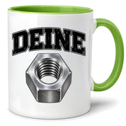 Tasse Deine Mutter Kfz Mechaniker Humor lustige Werkstatt Kaffeetasse Geschenk für Schrauber Automechaniker Kollegen Geburtstag Weihnachten 330 ml