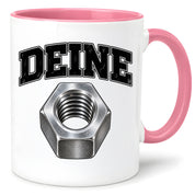 Tasse Deine Mutter Kfz Mechaniker Humor lustige Werkstatt Kaffeetasse Geschenk für Schrauber Automechaniker Kollegen Geburtstag Weihnachten 330 ml