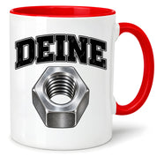 Tasse Deine Mutter Kfz Mechaniker Humor lustige Werkstatt Kaffeetasse Geschenk für Schrauber Automechaniker Kollegen Geburtstag Weihnachten 330 ml