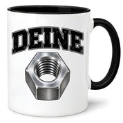 Tasse Deine Mutter Kfz Mechaniker Humor lustige Werkstatt Kaffeetasse Geschenk für Schrauber Automechaniker Kollegen Geburtstag Weihnachten 330 ml