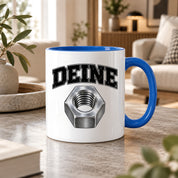 Tasse Deine Mutter Kfz Mechaniker Humor lustige Werkstatt Kaffeetasse Geschenk für Schrauber Automechaniker Kollegen Geburtstag Weihnachten 330 ml