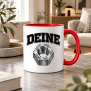 Tasse Deine Mutter Kfz Mechaniker Humor lustige Werkstatt Kaffeetasse Geschenk für Schrauber Automechaniker Kollegen Geburtstag Weihnachten 330 ml