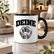 Tasse Deine Mutter Kfz Mechaniker Humor lustige Werkstatt Kaffeetasse Geschenk für Schrauber Automechaniker Kollegen Geburtstag Weihnachten 330 ml