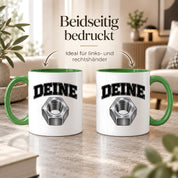 Tasse Deine Mutter Kfz Mechaniker Humor lustige Werkstatt Kaffeetasse Geschenk für Schrauber Automechaniker Kollegen Geburtstag Weihnachten 330 ml