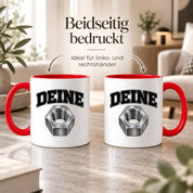 Tasse Deine Mutter Kfz Mechaniker Humor lustige Werkstatt Kaffeetasse Geschenk für Schrauber Automechaniker Kollegen Geburtstag Weihnachten 330 ml