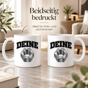 Tasse Deine Mutter Kfz Mechaniker Humor lustige Werkstatt Kaffeetasse Geschenk für Schrauber Automechaniker Kollegen Geburtstag Weihnachten 330 ml