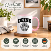 Tasse Deine Mutter Kfz Mechaniker Humor lustige Werkstatt Kaffeetasse Geschenk für Schrauber Automechaniker Kollegen Geburtstag Weihnachten 330 ml
