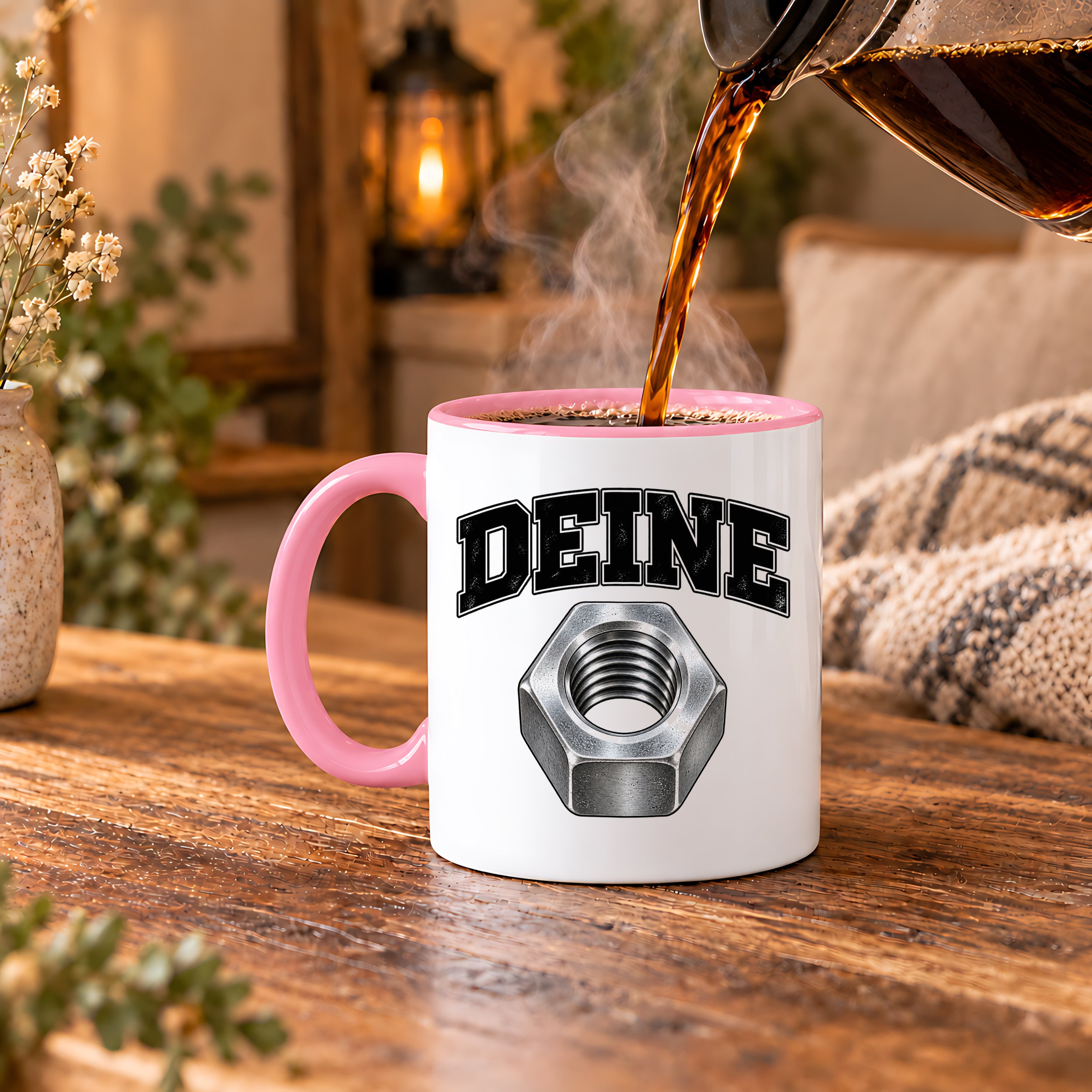 Tasse Deine Mutter Kfz Mechaniker Humor lustige Werkstatt Kaffeetasse Geschenk für Schrauber Automechaniker Kollegen Geburtstag Weihnachten 330 ml