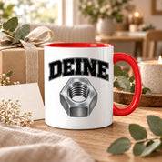 Tasse Deine Mutter Kfz Mechaniker Humor lustige Werkstatt Kaffeetasse Geschenk für Schrauber Automechaniker Kollegen Geburtstag Weihnachten 330 ml