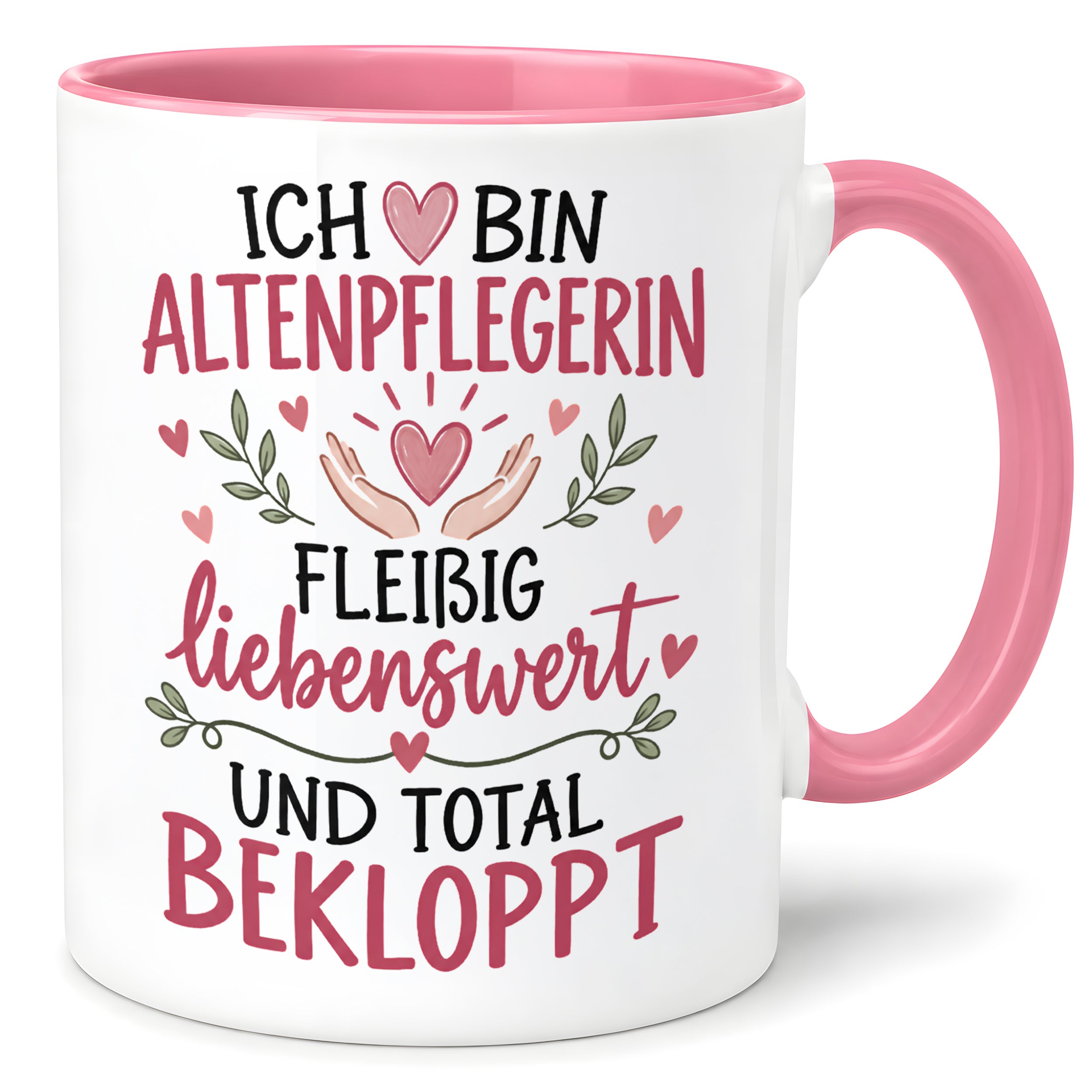 Altenpflegerin Tasse Geschenk 330 ml lustiger Spruch Pflege Altenpflege Geburtstag Weihnachten Kollegin