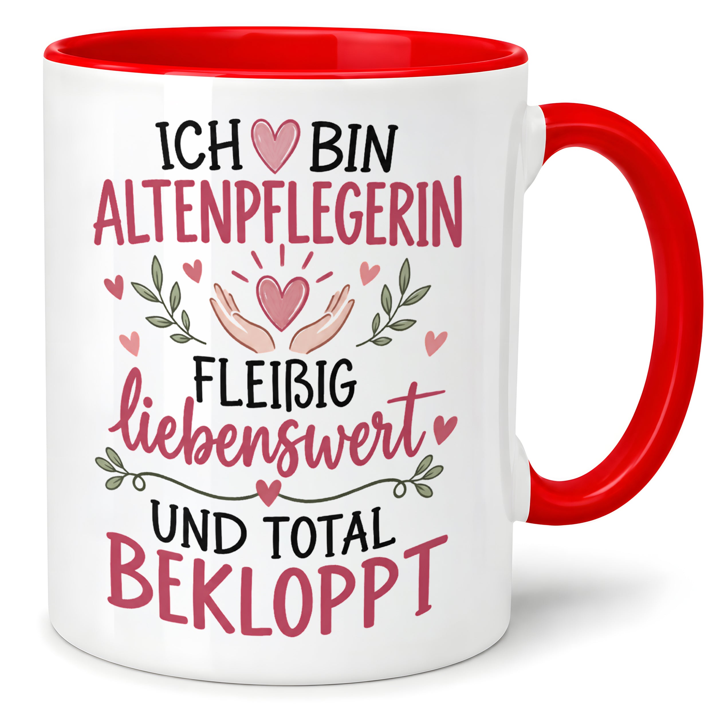 Altenpflegerin Tasse Geschenk 330 ml lustiger Spruch Pflege Altenpflege Geburtstag Weihnachten Kollegin