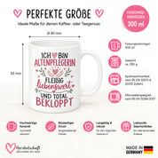 Altenpflegerin Tasse Geschenk 330 ml lustiger Spruch Pflege Altenpflege Geburtstag Weihnachten Kollegin