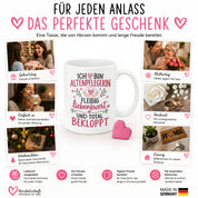 Altenpflegerin Tasse Geschenk 330 ml lustiger Spruch Pflege Altenpflege Geburtstag Weihnachten Kollegin