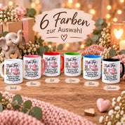Näh-Fee Tasse Nähen Geschenk 330 ml Keramiktasse für Näherin Schneiderin Hobby Nähen Geburtstag Weihnachten