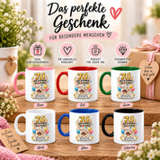 Tasse 70 Geburtstag Ach du Schreck lustiger Spruch Hund Geschenk für Frauen Männer Geburtstagsparty Kaffeetasse 330 ml