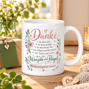Danke Lehrerin Lehrer Tasse 330 ml Abschiedsgeschenk Schule Schuljahresende Dankeschön Keramiktasse mit Spruch