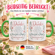 Danke Lehrerin Lehrer Tasse 330 ml Abschiedsgeschenk Schule Schuljahresende Dankeschön Keramiktasse mit Spruch