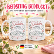 Danke Lehrerin Lehrer Tasse 330 ml Abschiedsgeschenk Schule Schuljahresende Dankeschön Keramiktasse mit Spruch