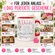 Danke Lehrerin Lehrer Tasse 330 ml Abschiedsgeschenk Schule Schuljahresende Dankeschön Keramiktasse mit Spruch