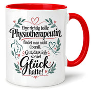 Tasse Physiotherapeutin Danke Geschenk beste Physiotherapeutin lustige Kaffeetasse Praxis Geburtstag Weihnachten 330 ml