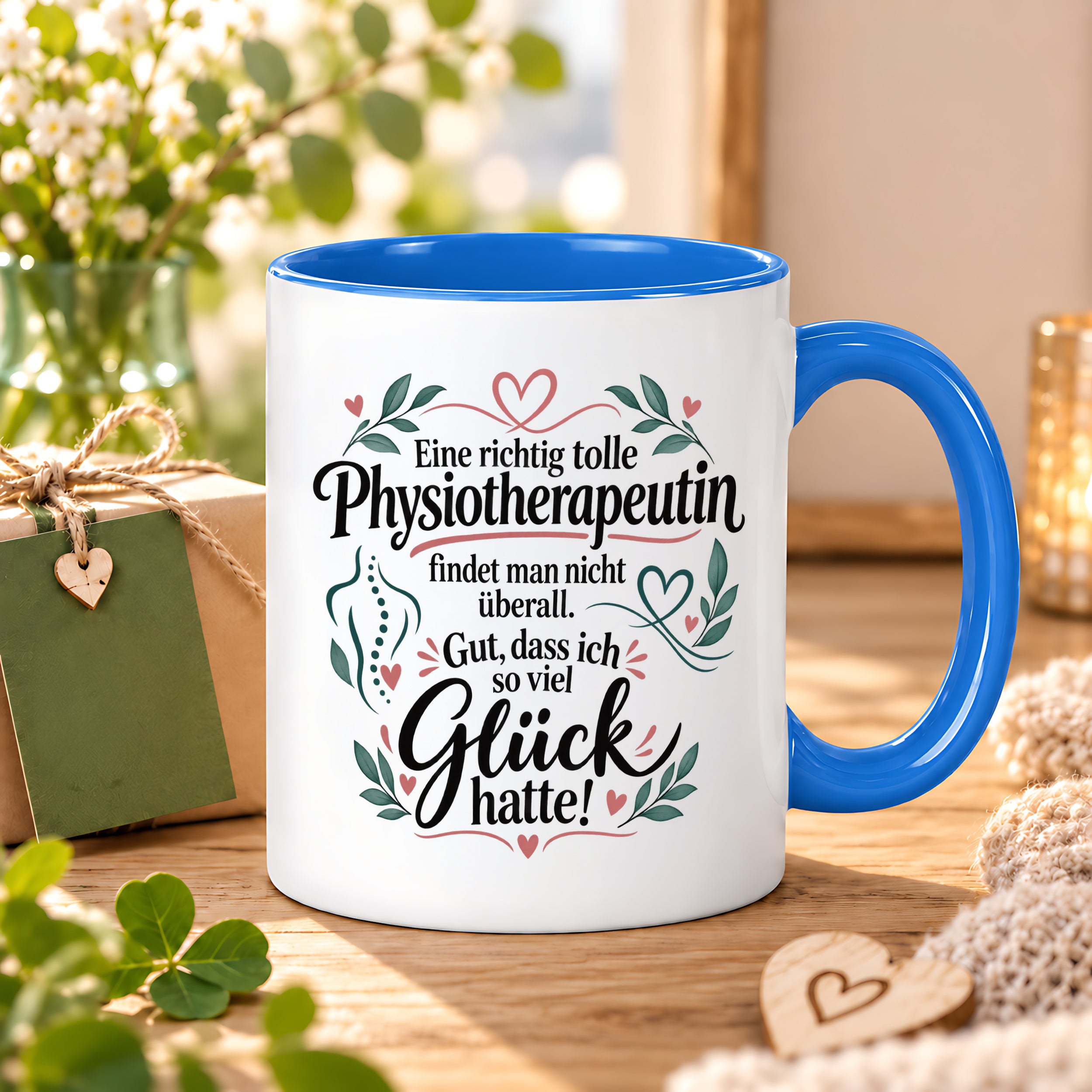Tasse Physiotherapeutin Danke Geschenk beste Physiotherapeutin lustige Kaffeetasse Praxis Geburtstag Weihnachten 330 ml