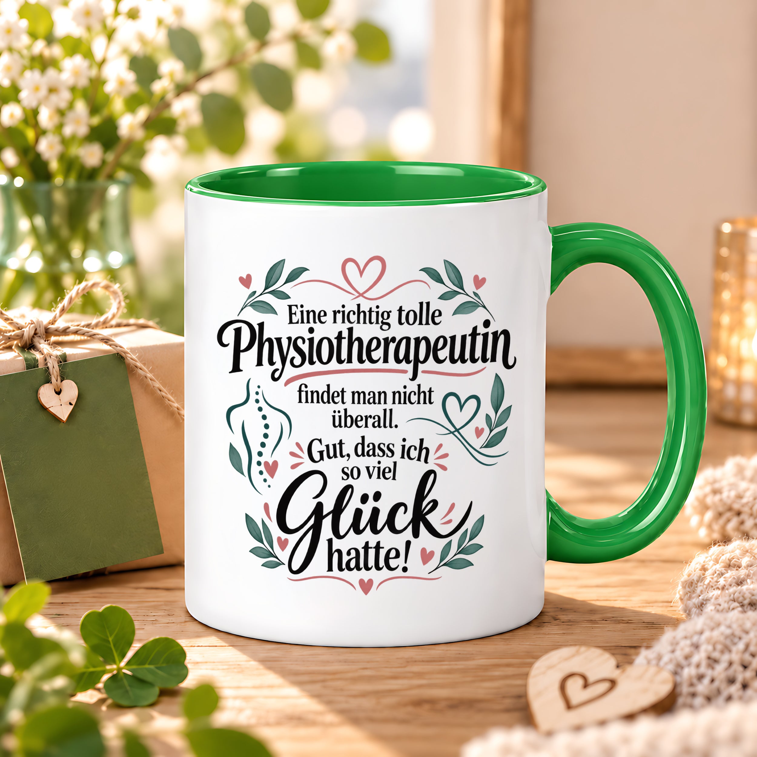 Tasse Physiotherapeutin Danke Geschenk beste Physiotherapeutin lustige Kaffeetasse Praxis Geburtstag Weihnachten 330 ml