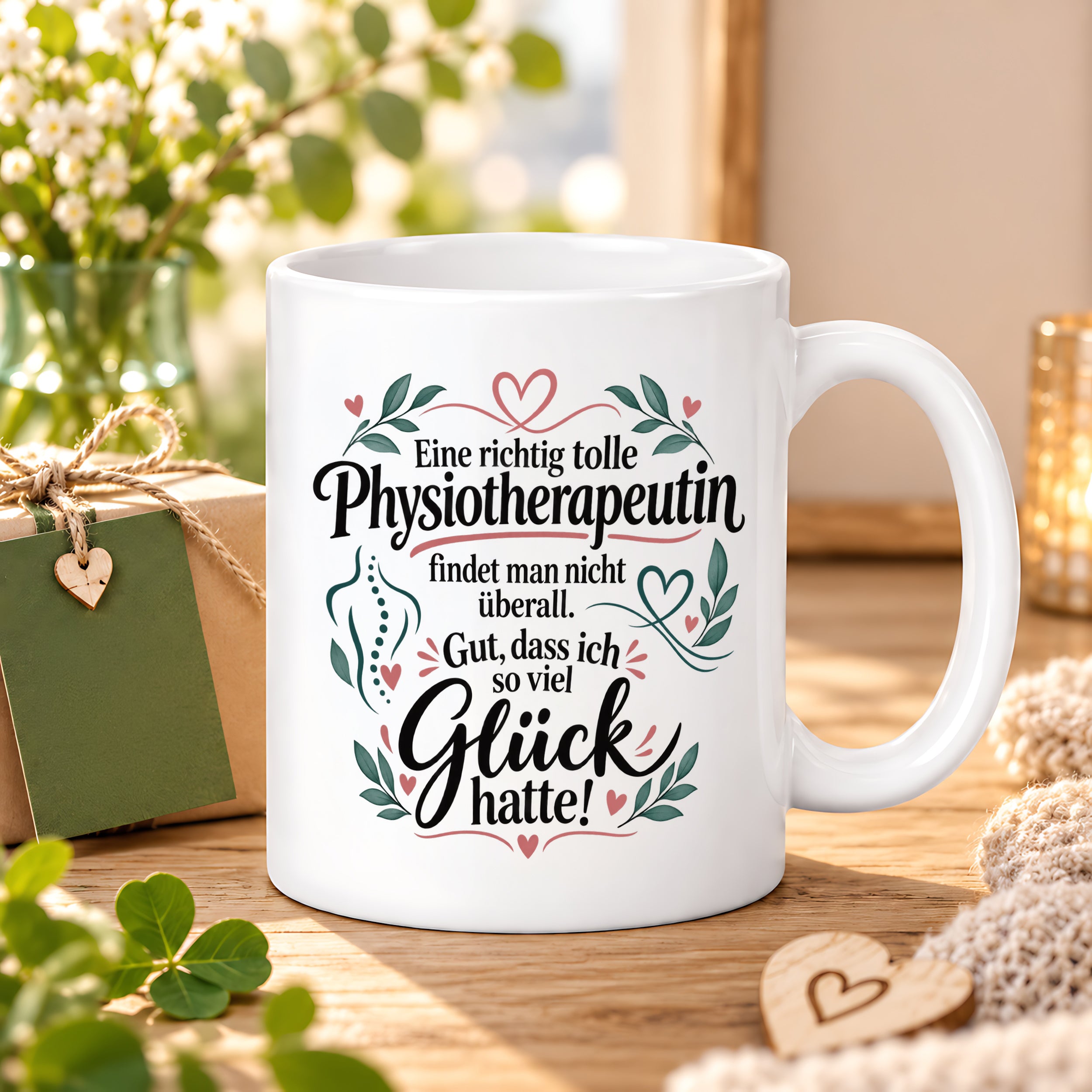 Tasse Physiotherapeutin Danke Geschenk beste Physiotherapeutin lustige Kaffeetasse Praxis Geburtstag Weihnachten 330 ml