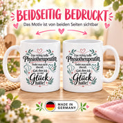 Tasse Physiotherapeutin Danke Geschenk beste Physiotherapeutin lustige Kaffeetasse Praxis Geburtstag Weihnachten 330 ml