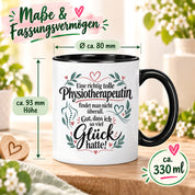 Tasse Physiotherapeutin Danke Geschenk beste Physiotherapeutin lustige Kaffeetasse Praxis Geburtstag Weihnachten 330 ml