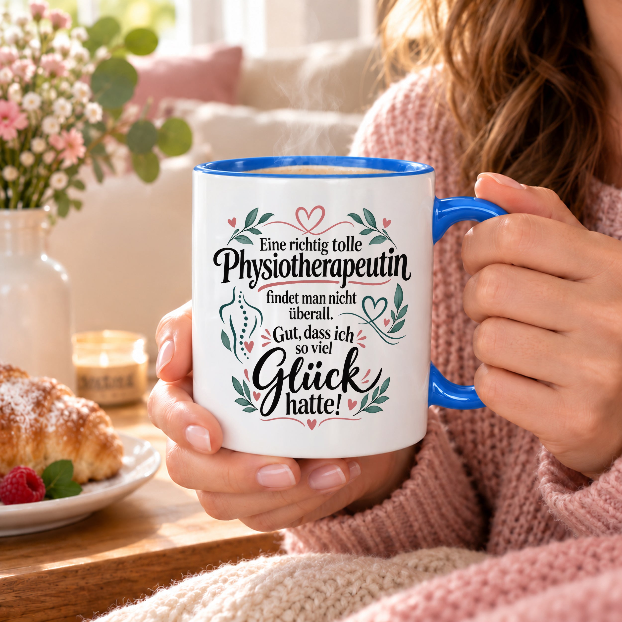 Tasse Physiotherapeutin Danke Geschenk beste Physiotherapeutin lustige Kaffeetasse Praxis Geburtstag Weihnachten 330 ml
