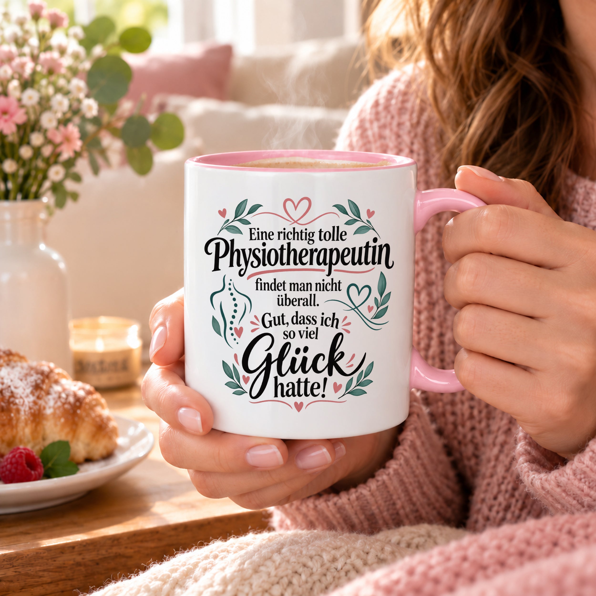 Tasse Physiotherapeutin Danke Geschenk beste Physiotherapeutin lustige Kaffeetasse Praxis Geburtstag Weihnachten 330 ml