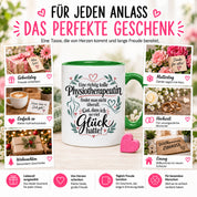 Tasse Physiotherapeutin Danke Geschenk beste Physiotherapeutin lustige Kaffeetasse Praxis Geburtstag Weihnachten 330 ml