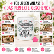 Tasse Physiotherapeutin Danke Geschenk beste Physiotherapeutin lustige Kaffeetasse Praxis Geburtstag Weihnachten 330 ml